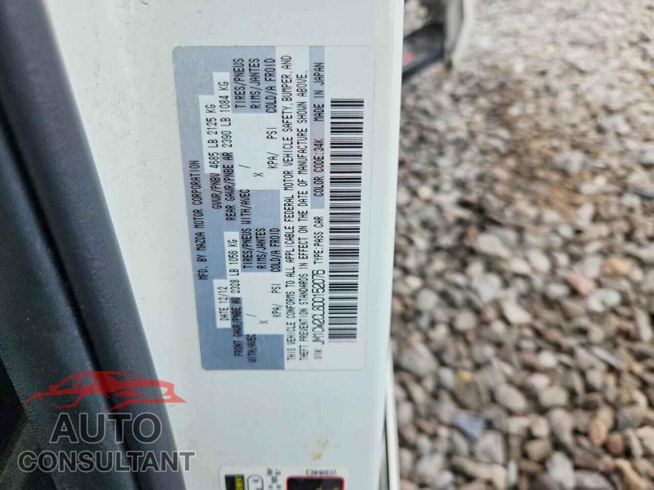 MAZDA 5 2013 - JM1CW2CL8D0152076