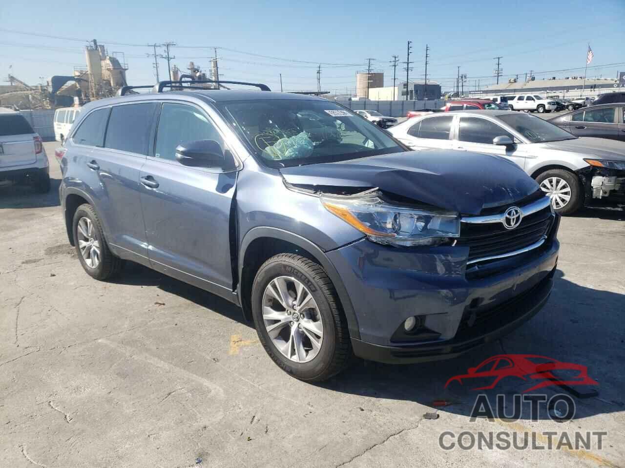TOYOTA HIGHLANDER 2016 - 5TDBKRFH2GS306922