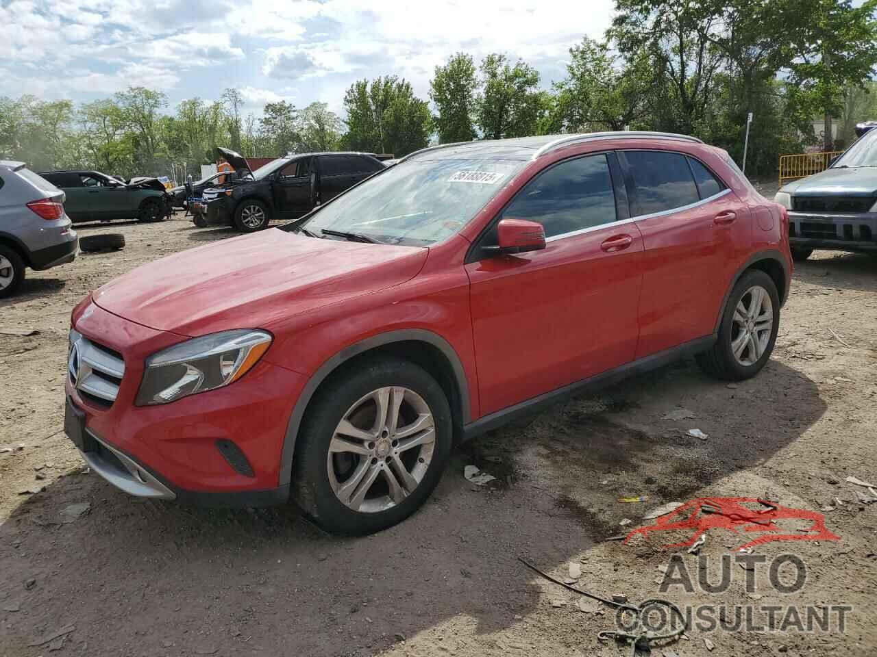 MERCEDES-BENZ GLA-CLASS 2016 - WDCTG4GB5GJ207246