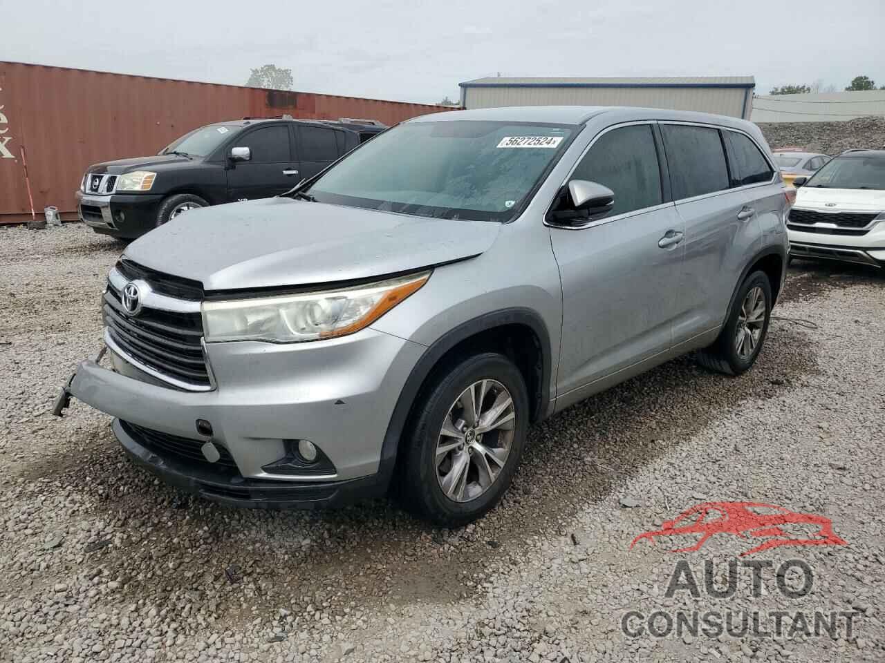 TOYOTA HIGHLANDER 2016 - 5TDZKRFH0GS133948