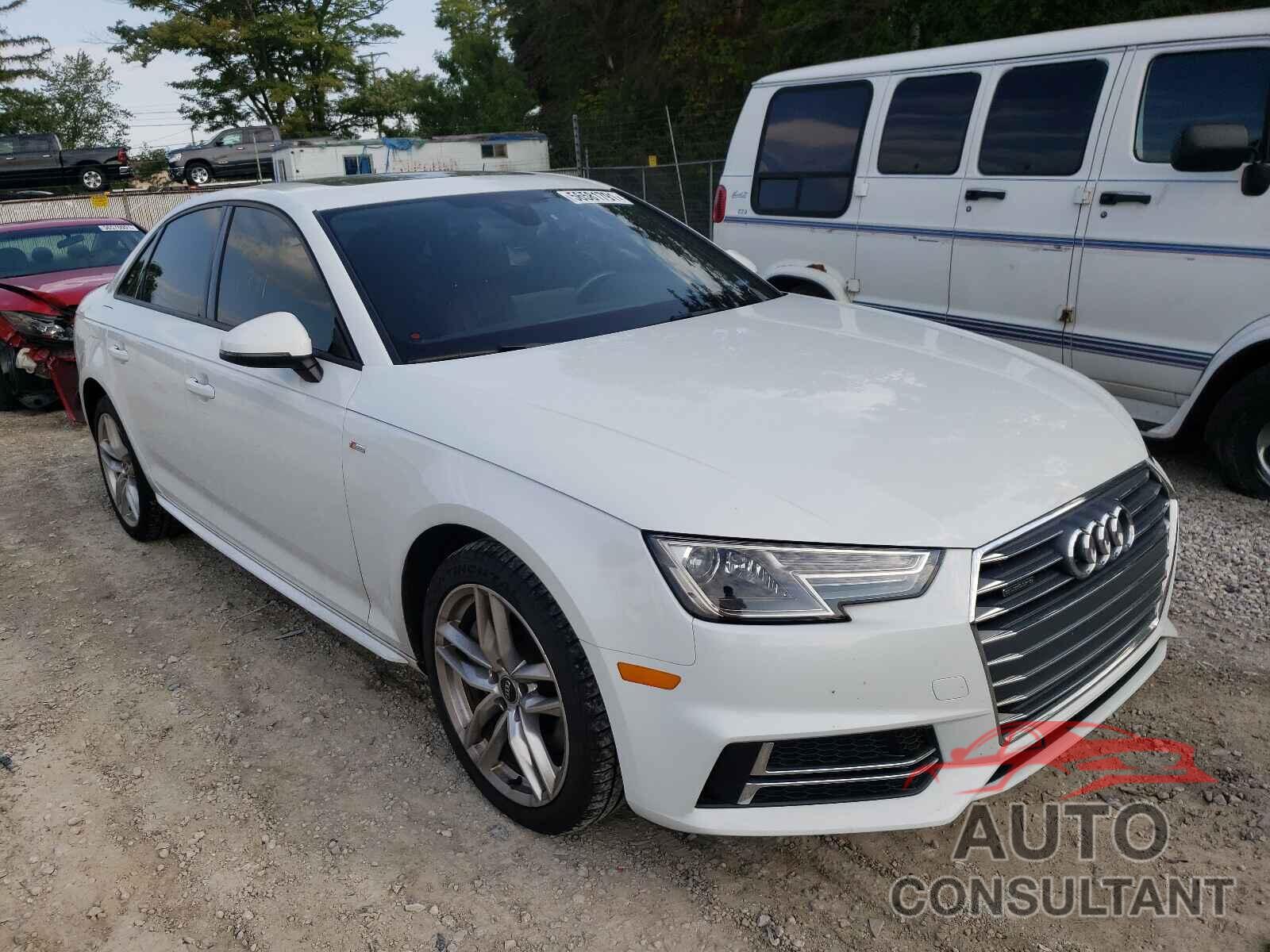 AUDI A4 2017 - WAUDNAF43HN051202