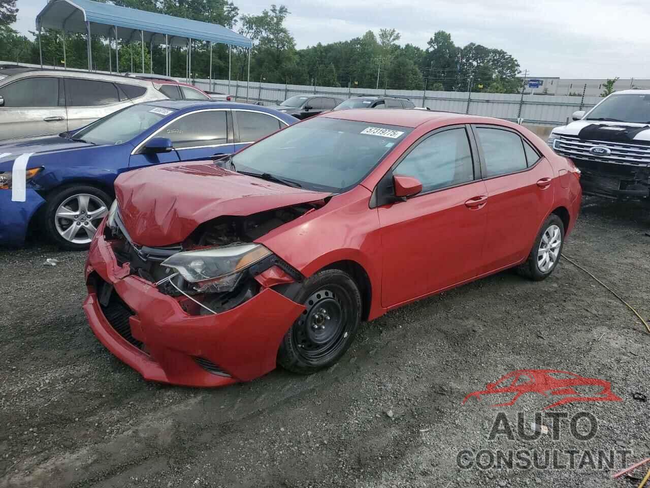 TOYOTA COROLLA 2016 - 2T1BURHE4GC743990