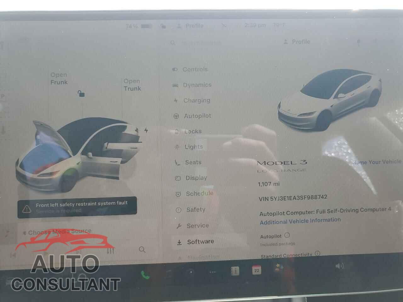 TESLA MODEL 3 2025 - 5YJ3E1EA3SF988742