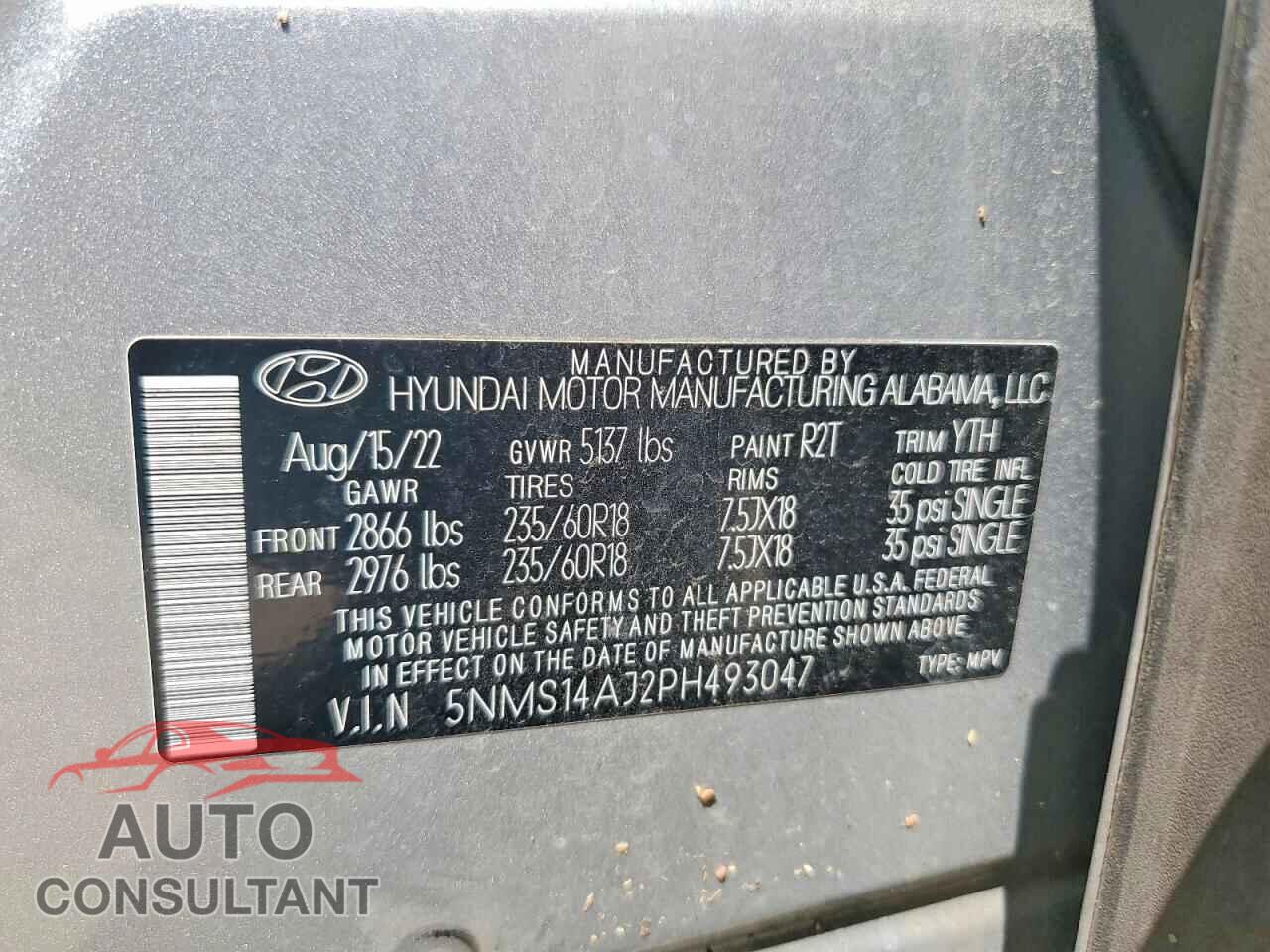 HYUNDAI SANTA FE 2023 - 5NMS14AJ2PH493047
