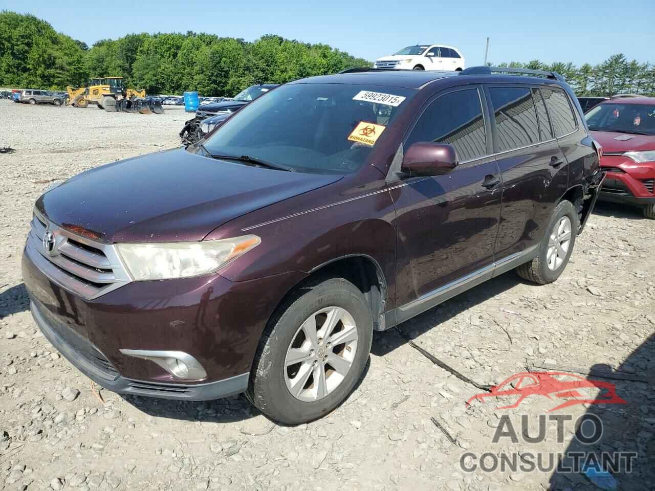 TOYOTA HIGHLANDER 2011 - 5TDBK3EHXBS052254