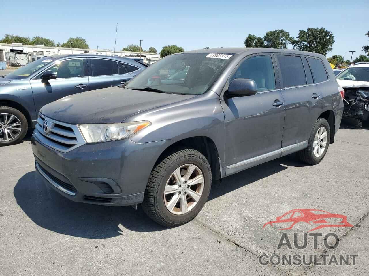 TOYOTA HIGHLANDER 2012 - 5TDZA3EHXCS024246