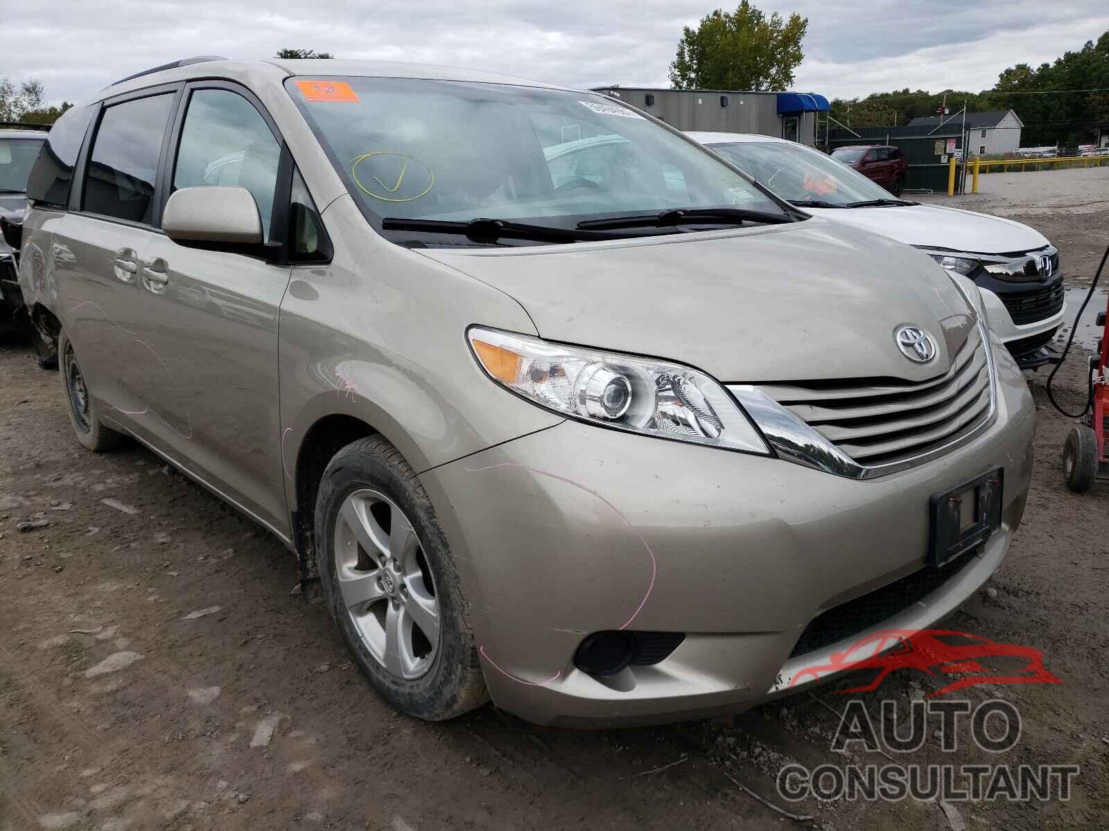 TOYOTA SIENNA 2017 - 5TDKZ3DC9HS819053