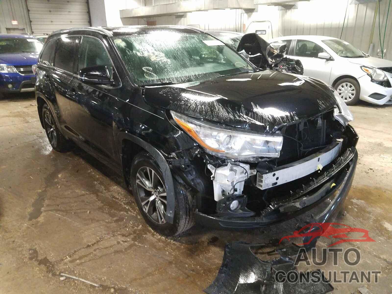 TOYOTA HIGHLANDER 2016 - 5TDJKRFH4GS227148