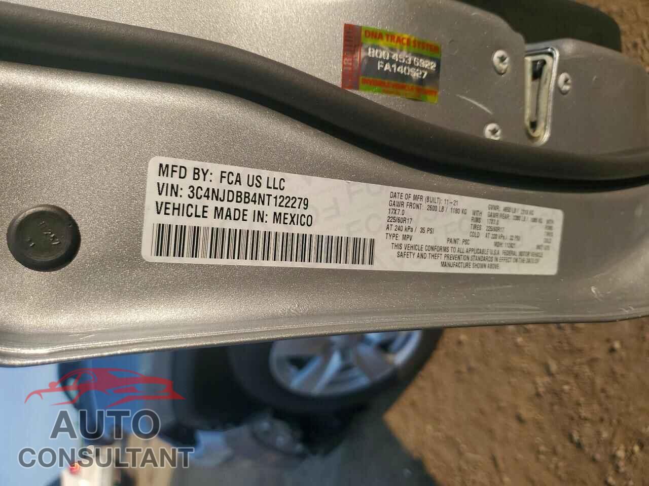 JEEP COMPASS 2022 - 3C4NJDBB4NT122279