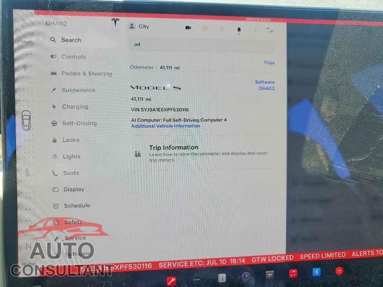 TESLA MODEL S 2023 - 5YJSA1E5XPF530116