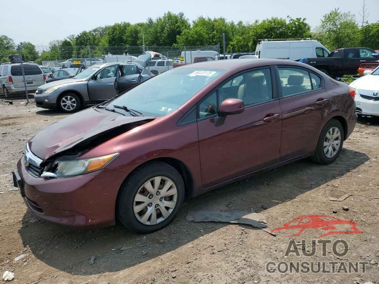 HONDA CIVIC 2012 - 19XFB2F50CE323558