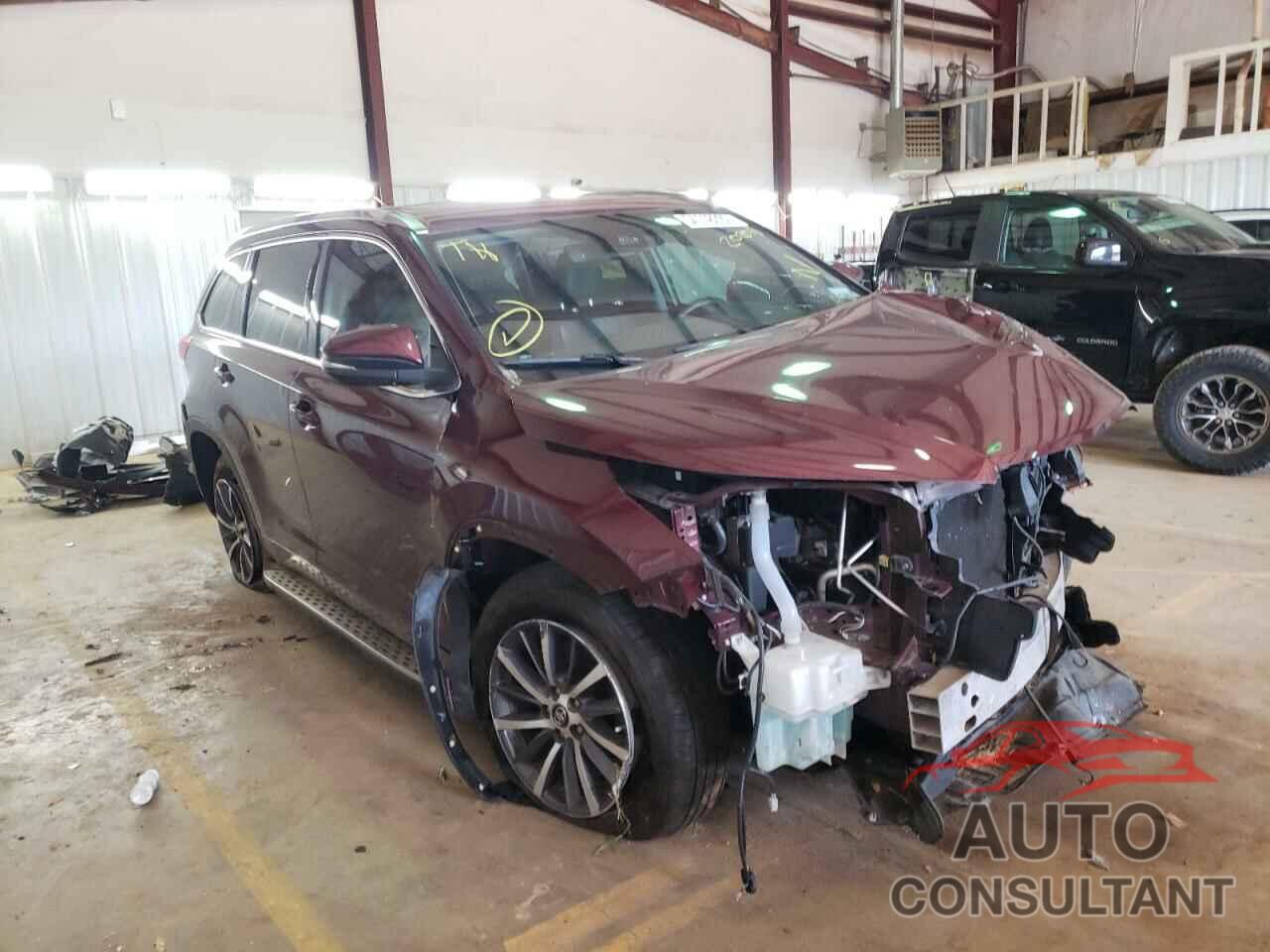 TOYOTA HIGHLANDER 2017 - 5TDKZRFH4HS202011