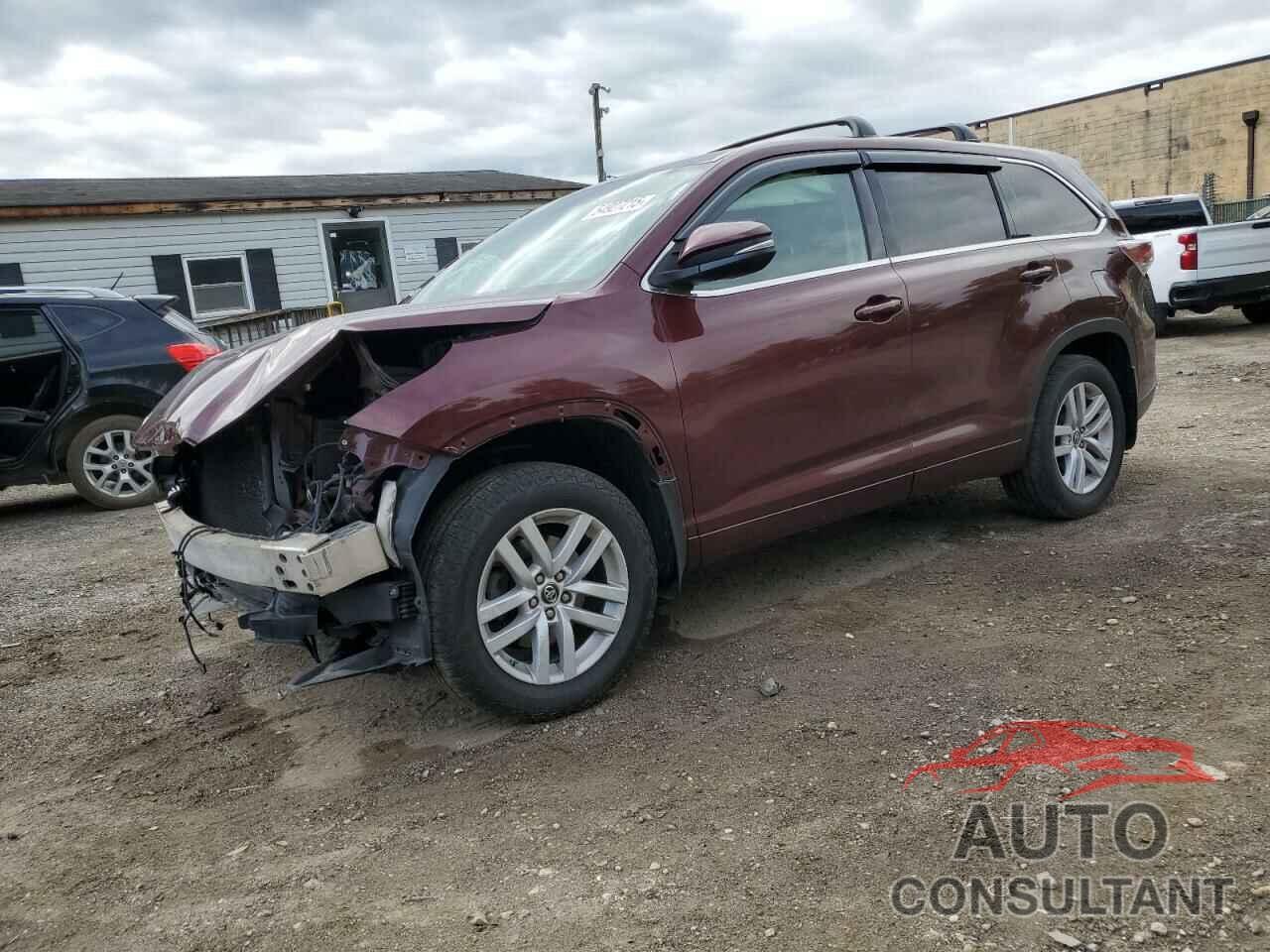 TOYOTA HIGHLANDER 2016 - 5TDBKRFH3GS267872