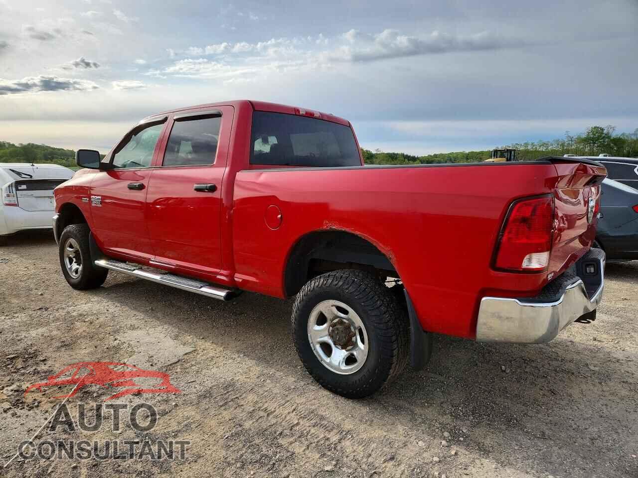 DODGE RAM 2500 2012 - 3C6TD5CT4CG289315