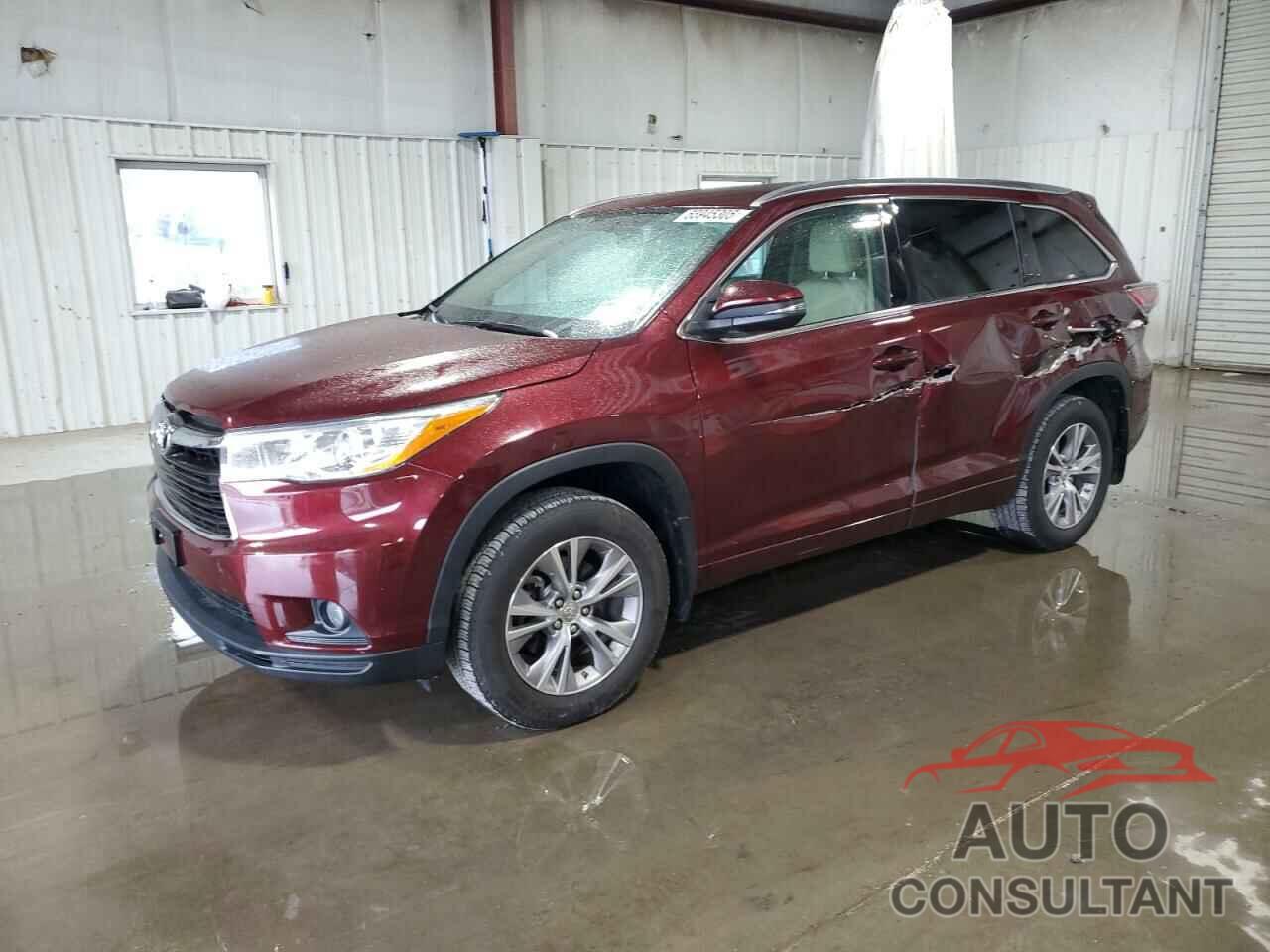 TOYOTA HIGHLANDER 2014 - 5TDJKRFH5ES023469