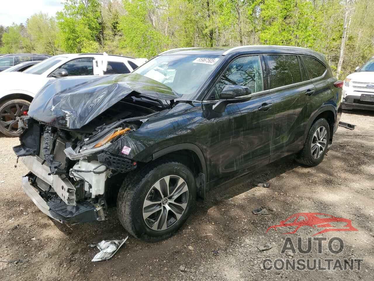 TOYOTA HIGHLANDER 2022 - 5TDGZRBH9NS198481