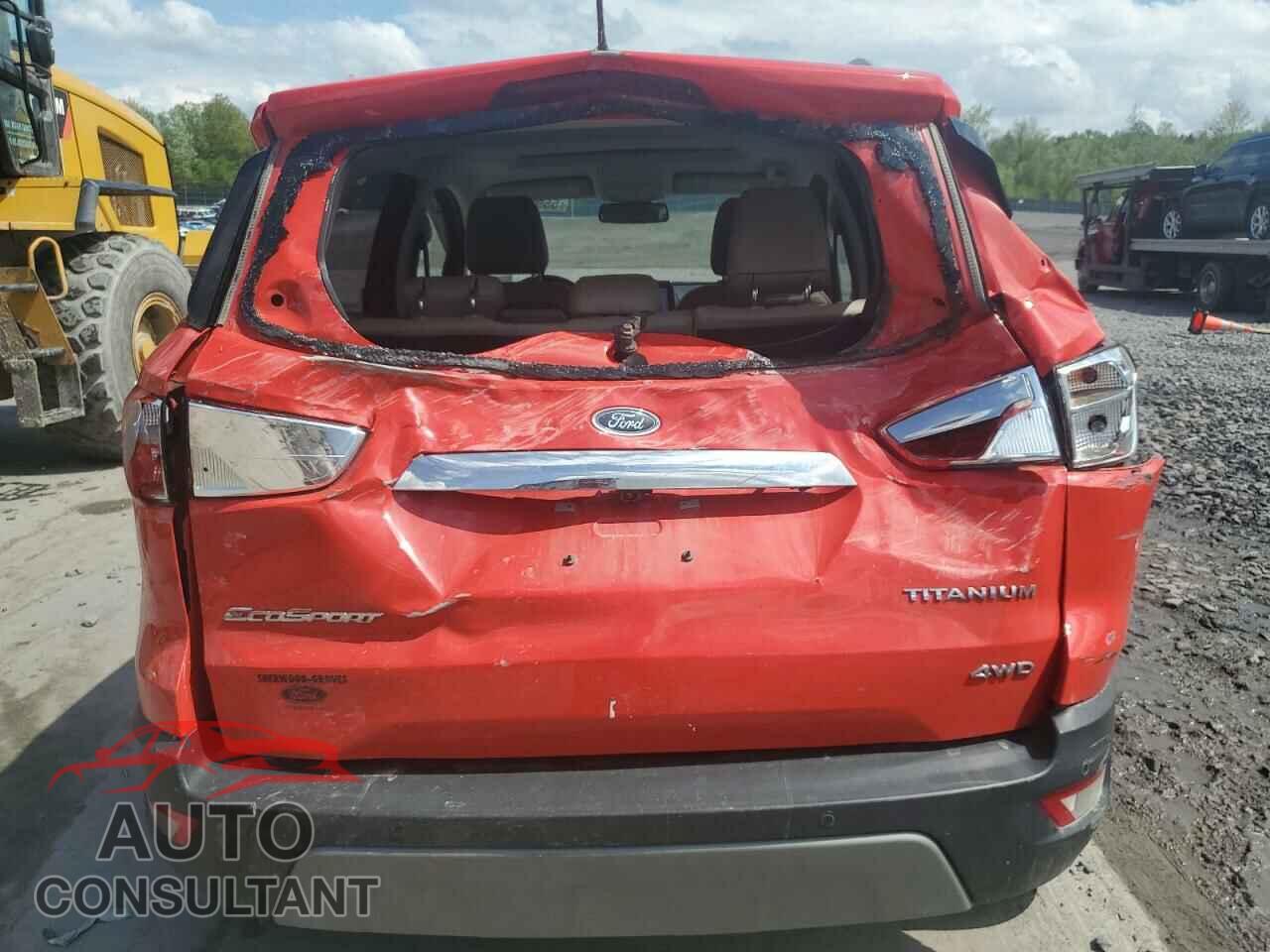 FORD ECOSPORT 2019 - MAJ6S3KLXKC296665