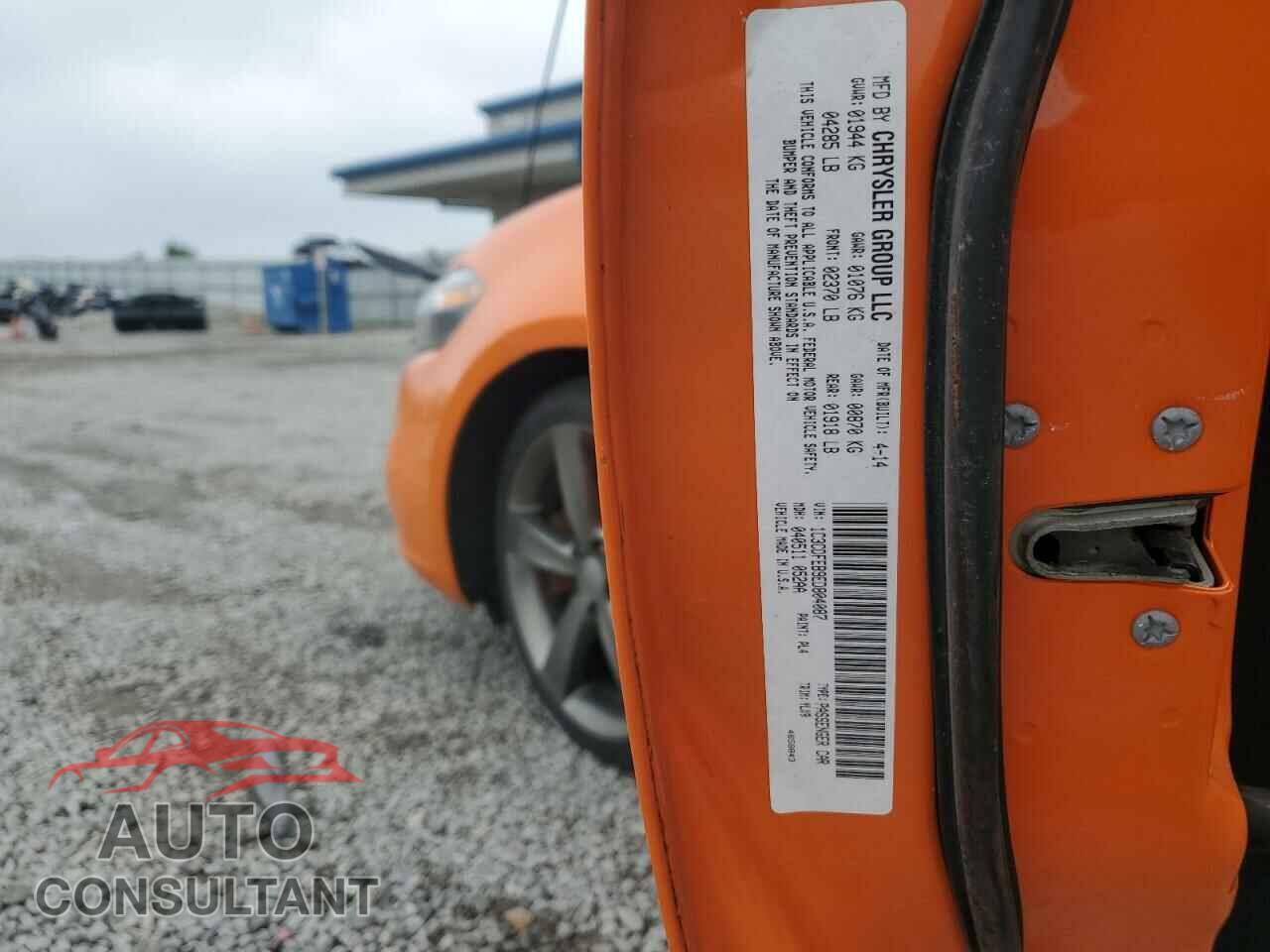 DODGE DART 2014 - 1C3CDFEB9ED804087