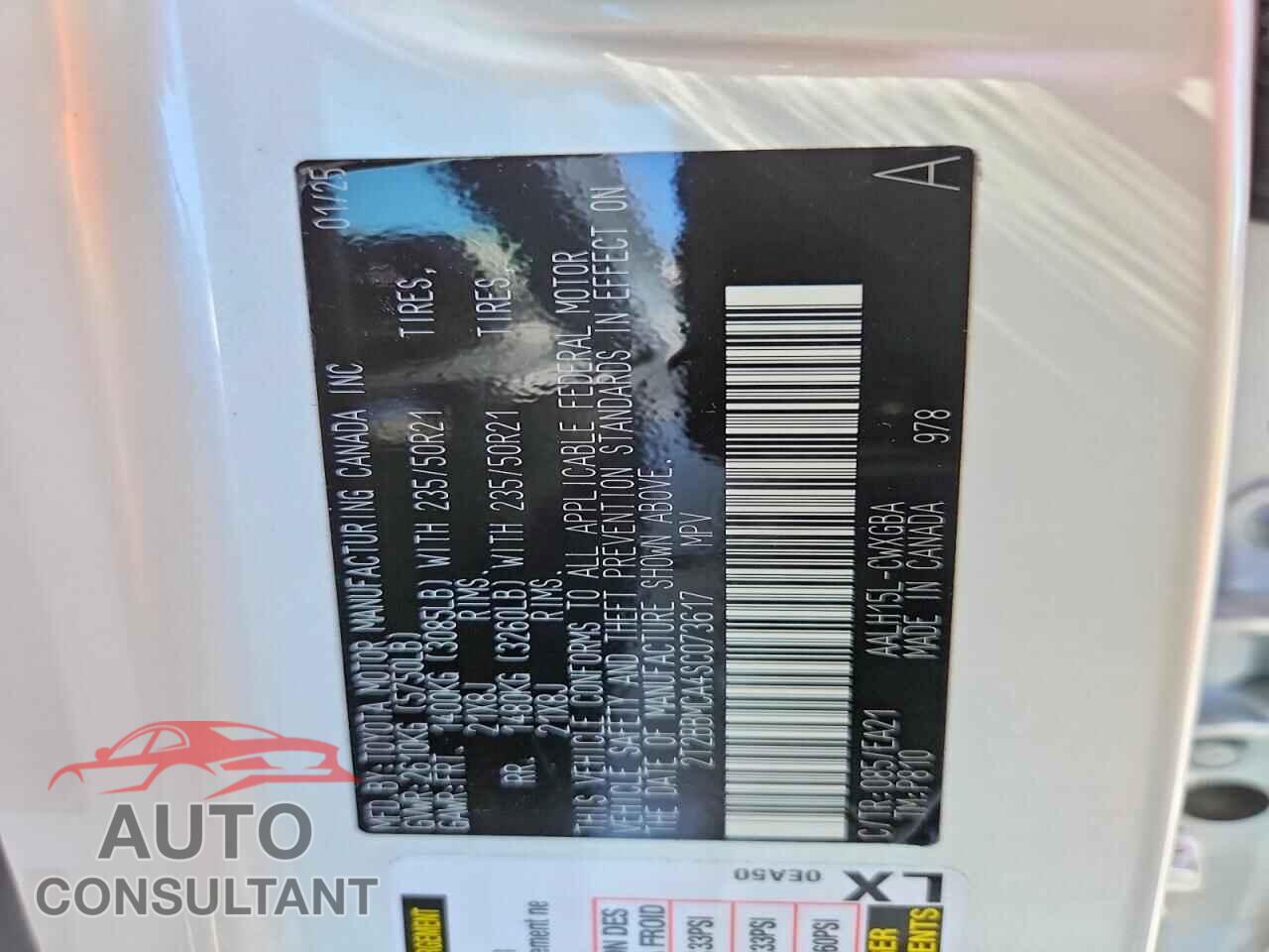 LEXUS UNKNOWN 2025 - 2T2BBMCA4SC073617