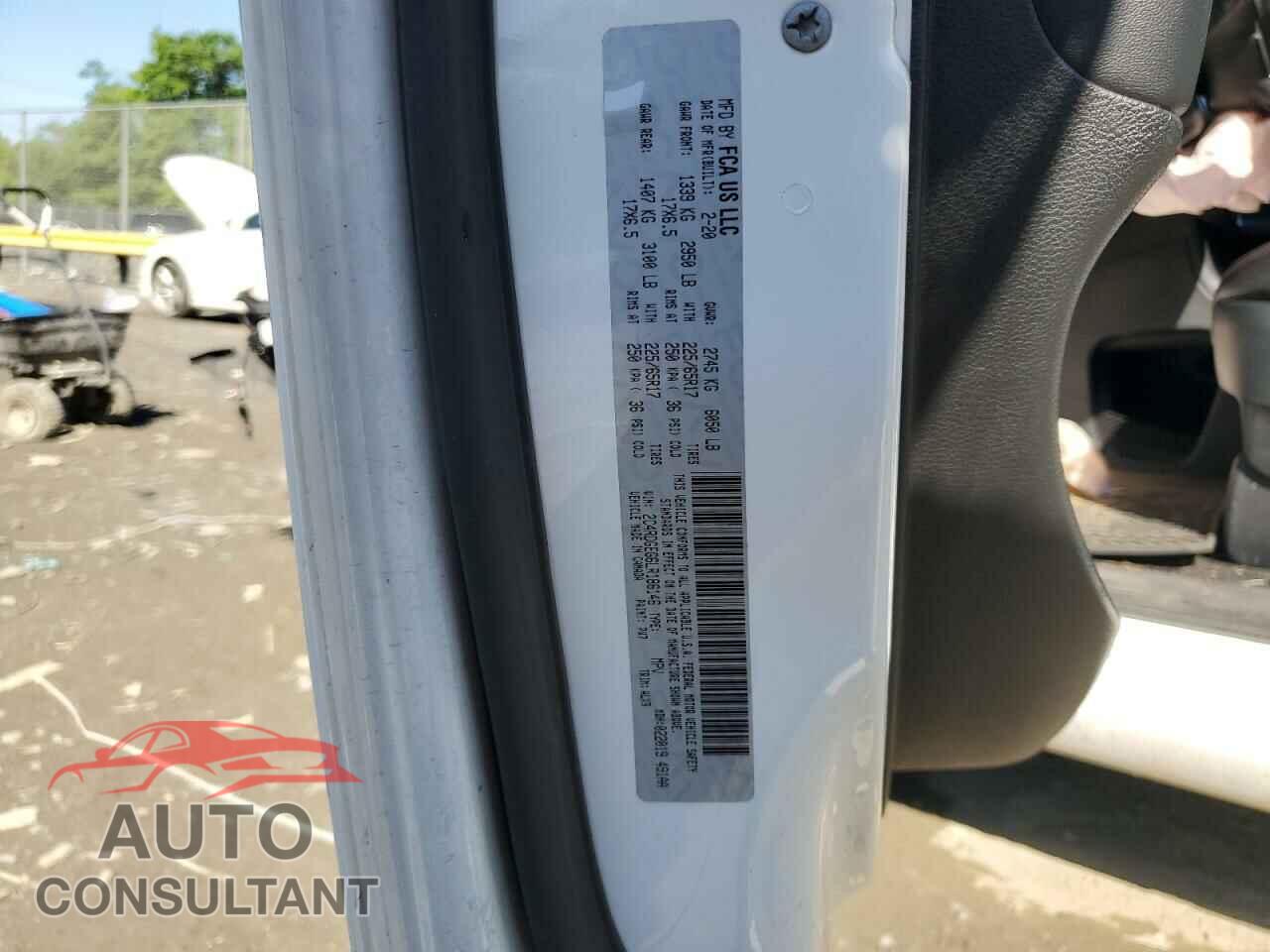 DODGE CARAVAN 2020 - 2C4RDGEG6LR186146