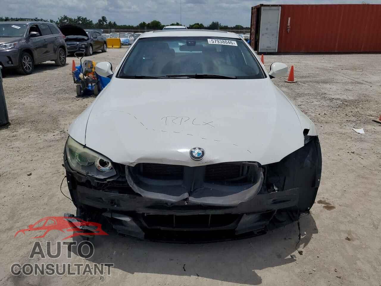 BMW 3 SERIES 2013 - WBAKE3C55DE771109
