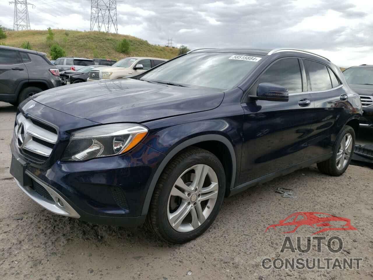 MERCEDES-BENZ GLA-CLASS 2017 - WDCTG4GB1HJ314747