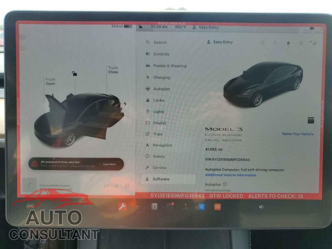 TESLA MODEL 3 2021 - 5YJ3E1EB9MF035643