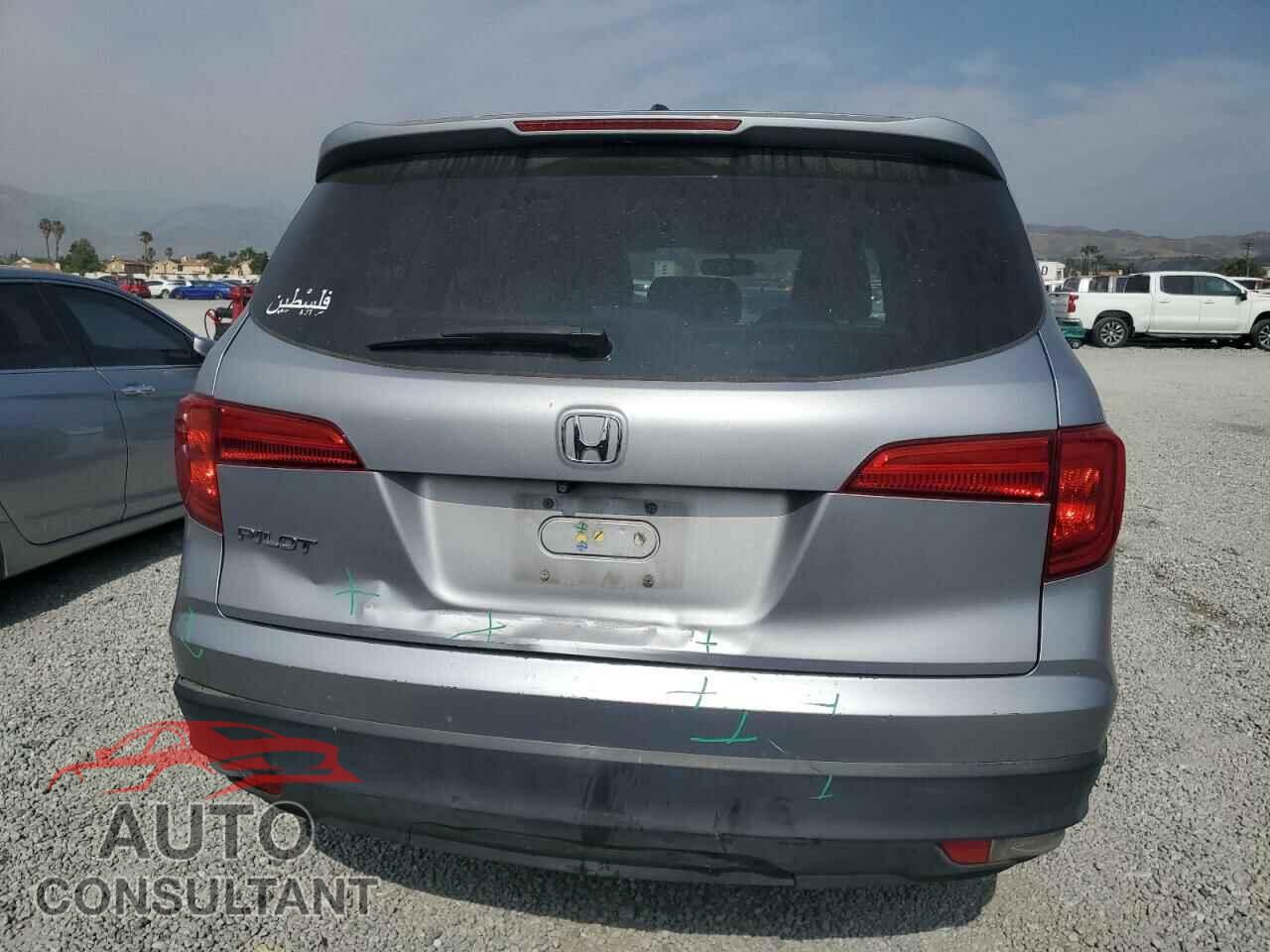 HONDA PILOT 2016 - 5FNYF5H59GB044752