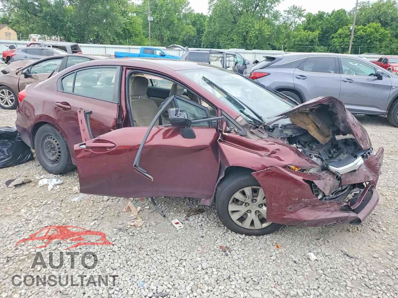 HONDA CIVIC 2012 - 19XFB2F59CE098475