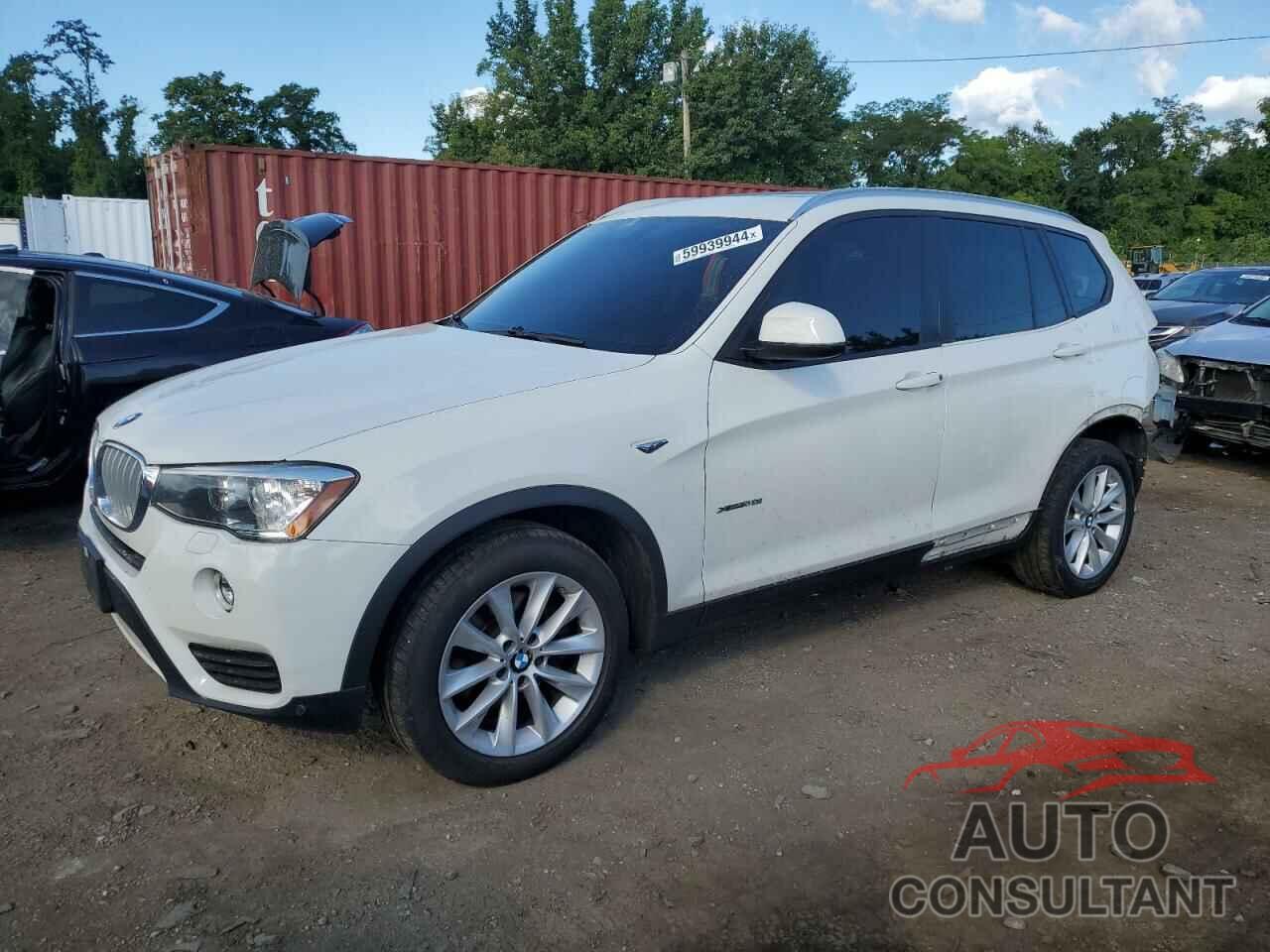 BMW X3 2017 - 5UXWX9C37H0T24749