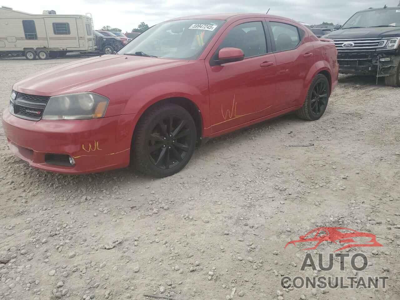 DODGE AVENGER 2013 - 1C3CDZCGXDN772968