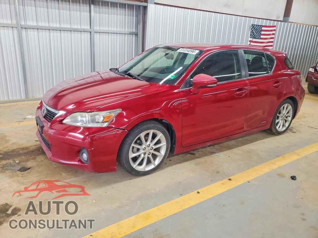 LEXUS CT 200 2011 - JTHKD5BH5B2033580