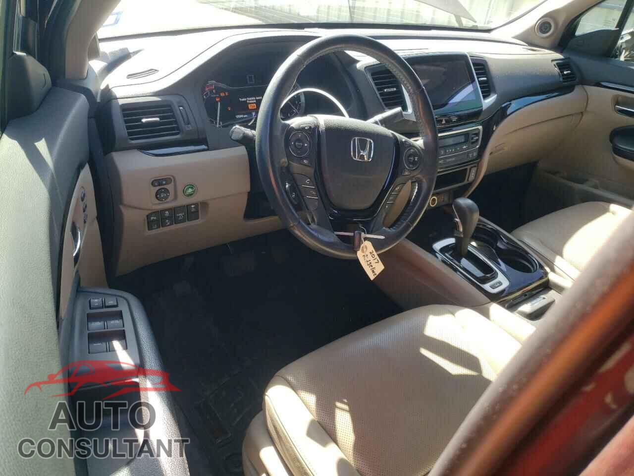 HONDA RIDGELINE 2017 - 5FPYK3F71HB034018