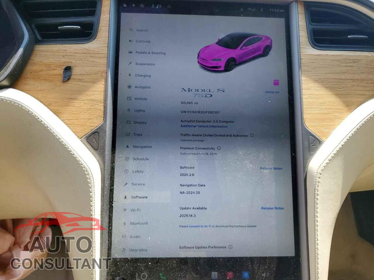 TESLA MODEL S 2018 - 5YJSA1E20JF260357