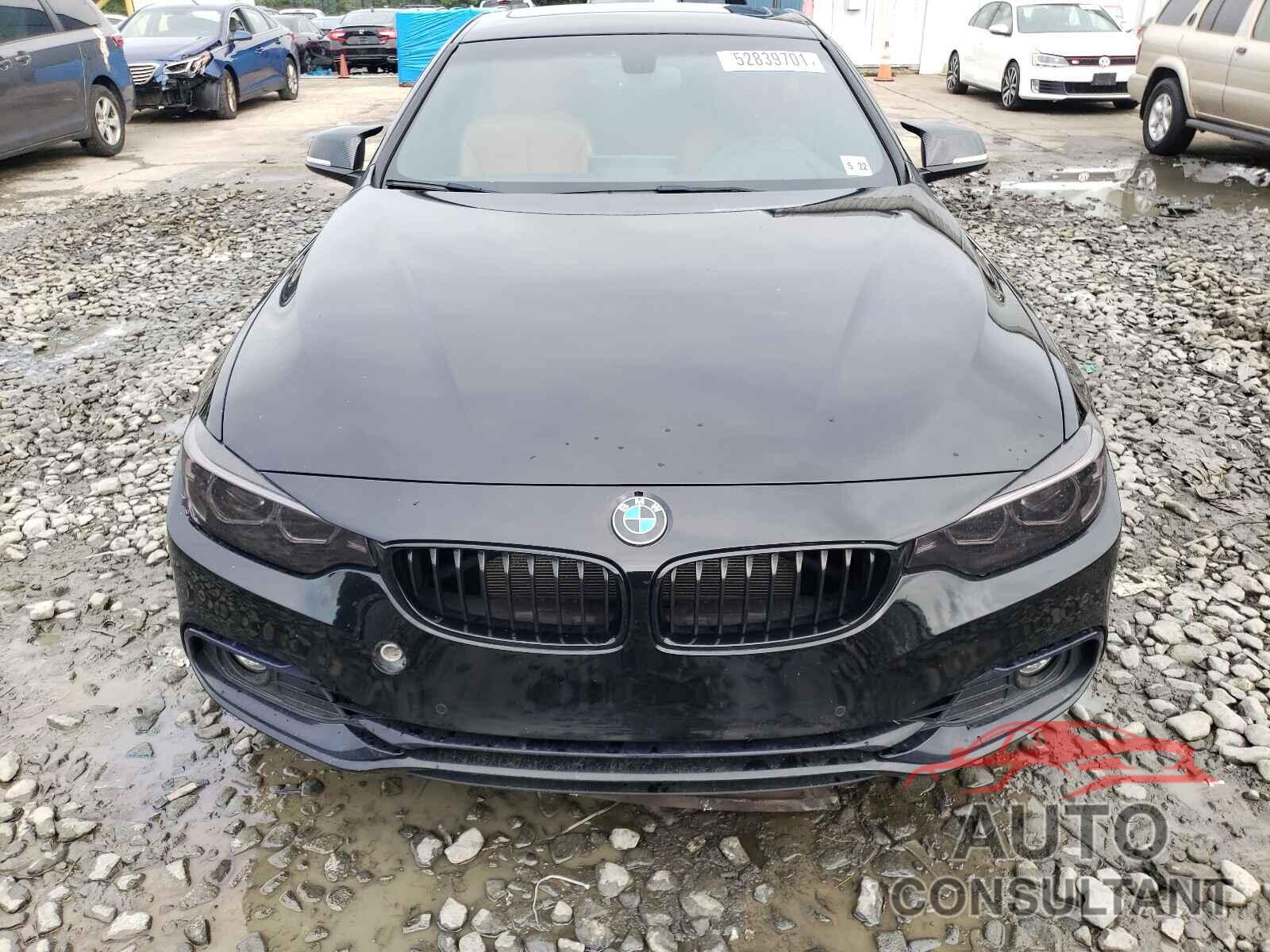 BMW 4 SERIES 2018 - WBA4W5C51JAA49336