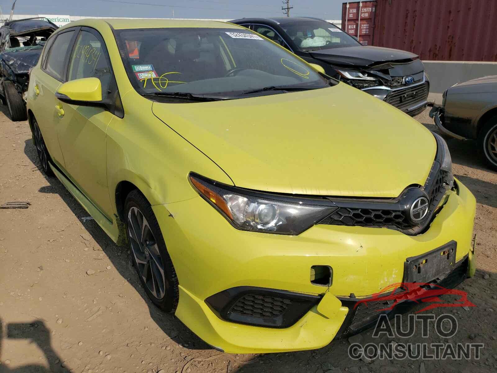 TOYOTA SCION 2016 - JTNKARJE5GJ504242