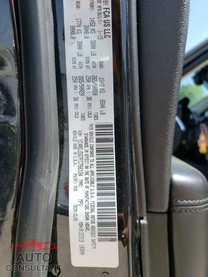 DODGE DURANGO 2015 - 1C4RDJDG7FC756134