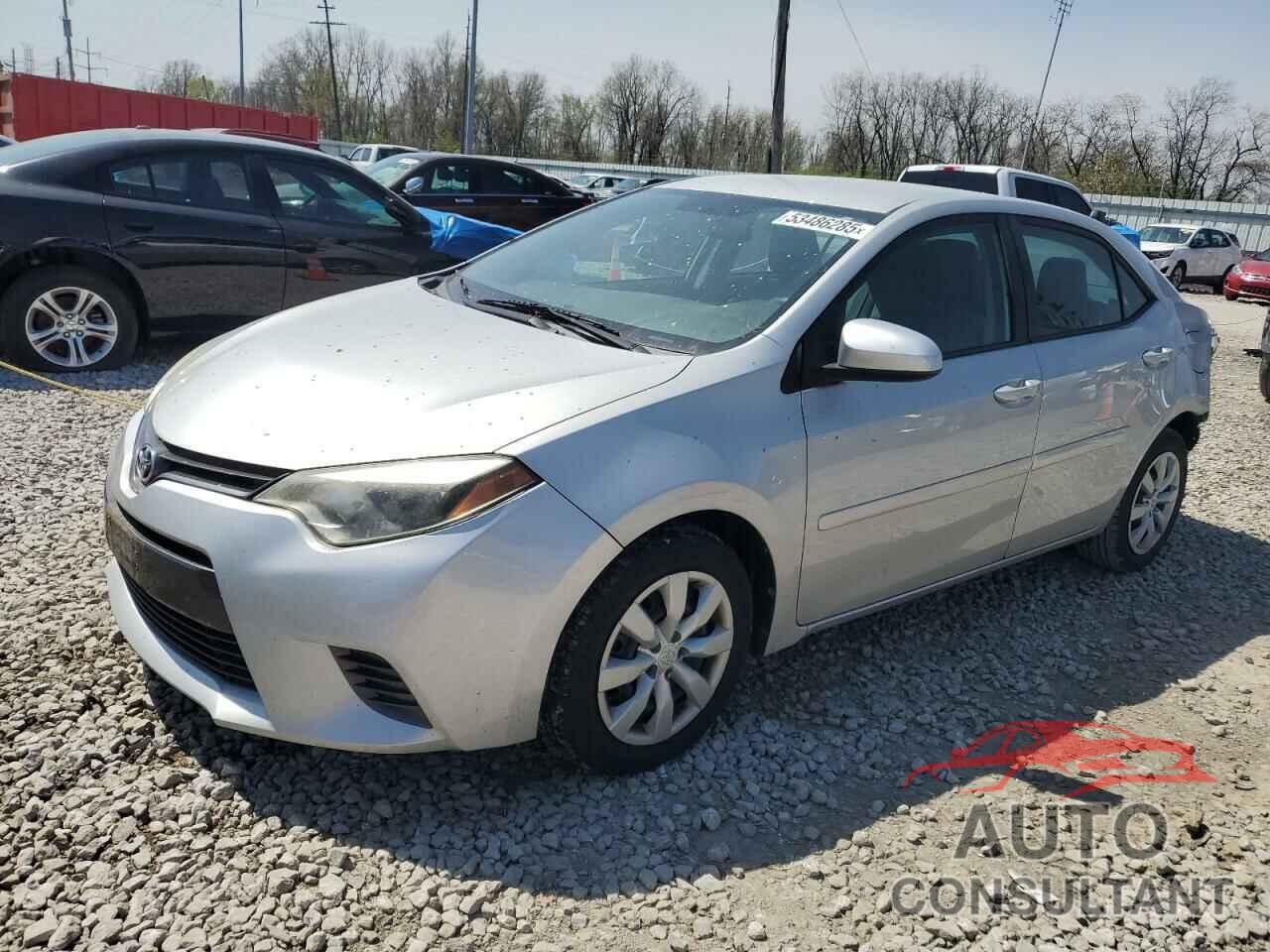 TOYOTA COROLLA 2015 - 2T1BURHE9FC280274