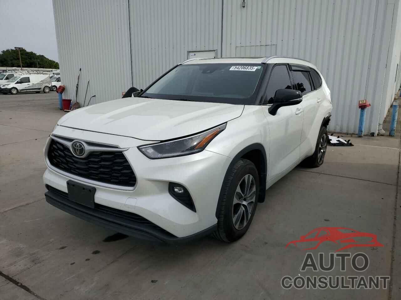 TOYOTA HIGHLANDER 2021 - 5TDHZRBH5MS127927