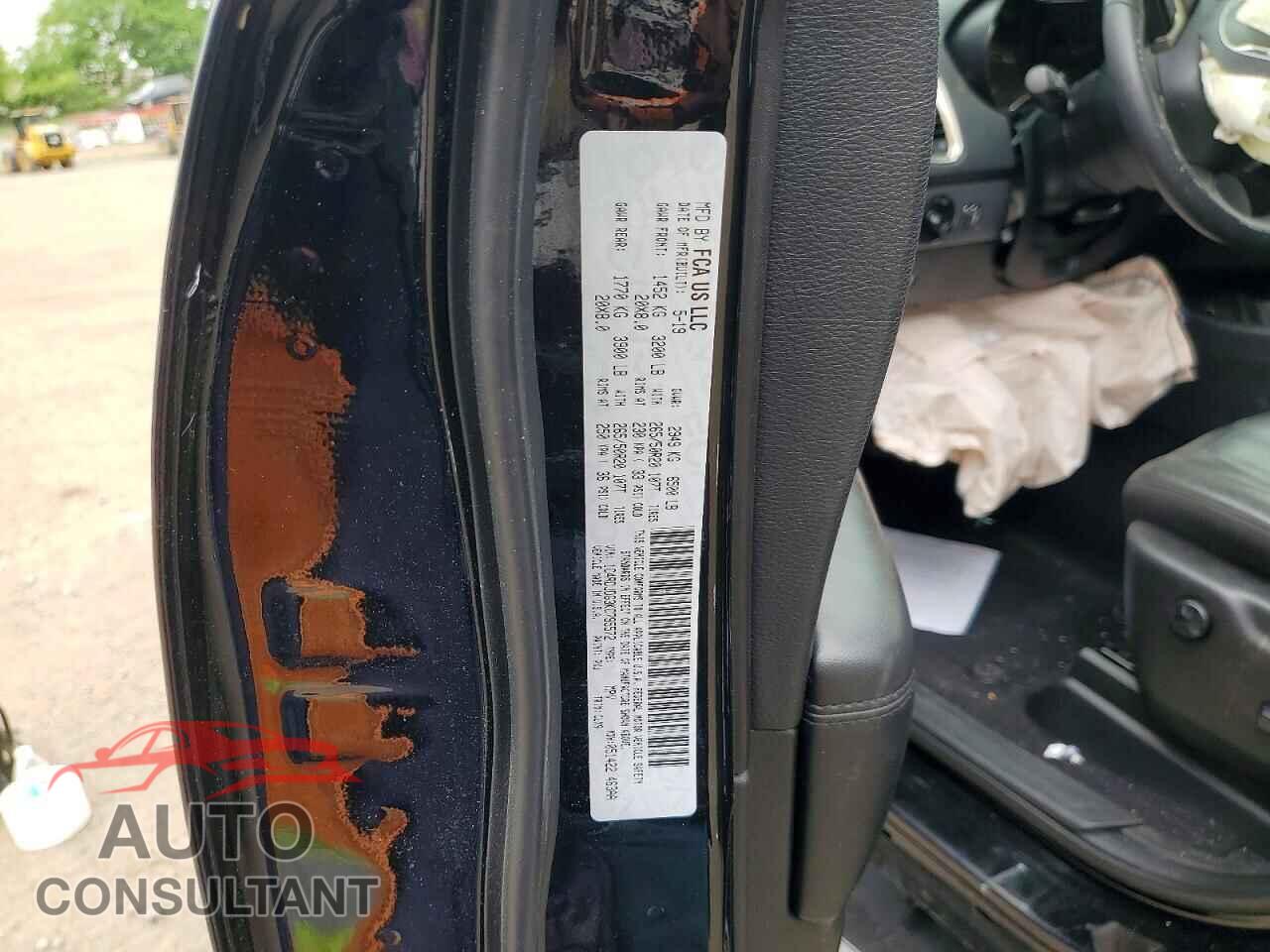 DODGE DURANGO 2019 - 1C4RDJDG3KC795572