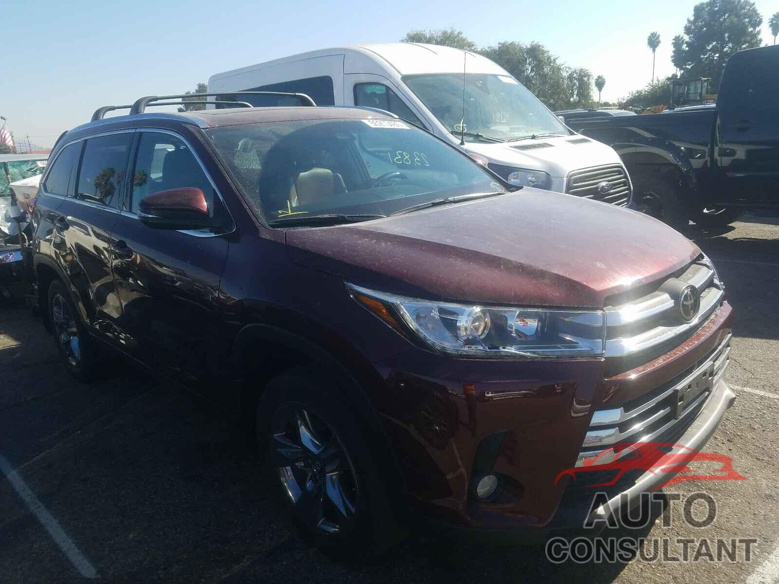 TOYOTA HIGHLANDER 2018 - 5TDDZRFH2JS884224