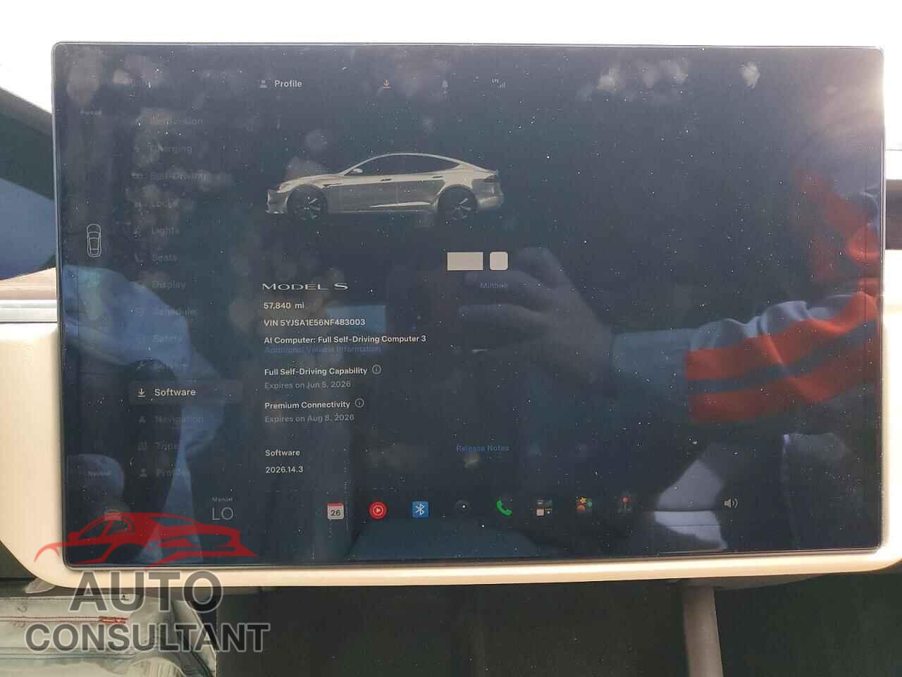 TESLA MODEL S 2022 - 5YJSA1E56NF483003