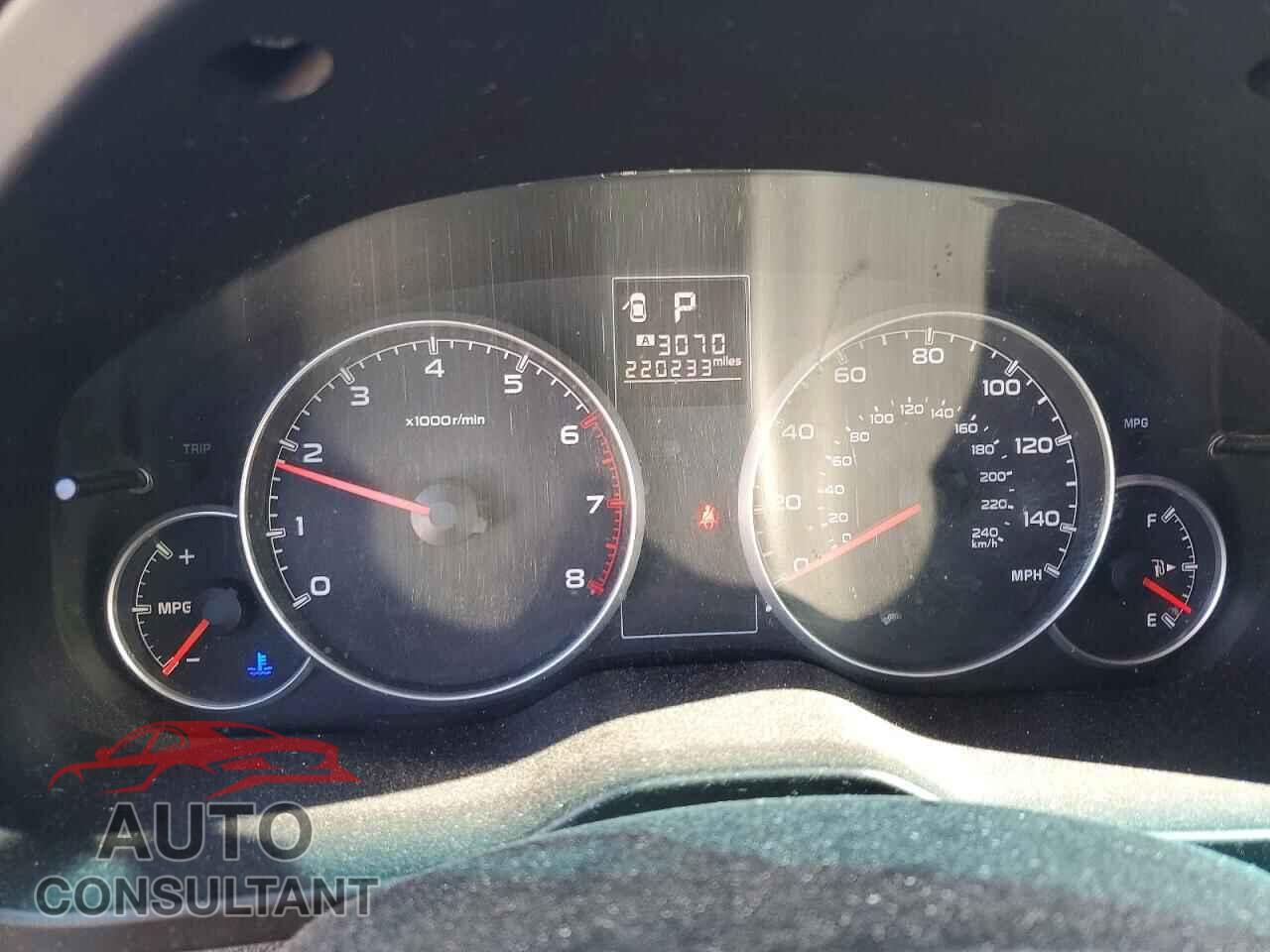 SUBARU OUTBACK 2013 - 4S4BRBCC5D3211761