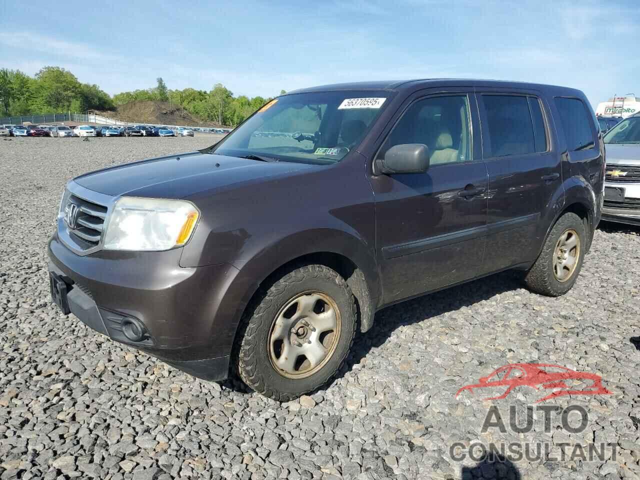 HONDA PILOT 2012 - 5FNYF4H20CB075821