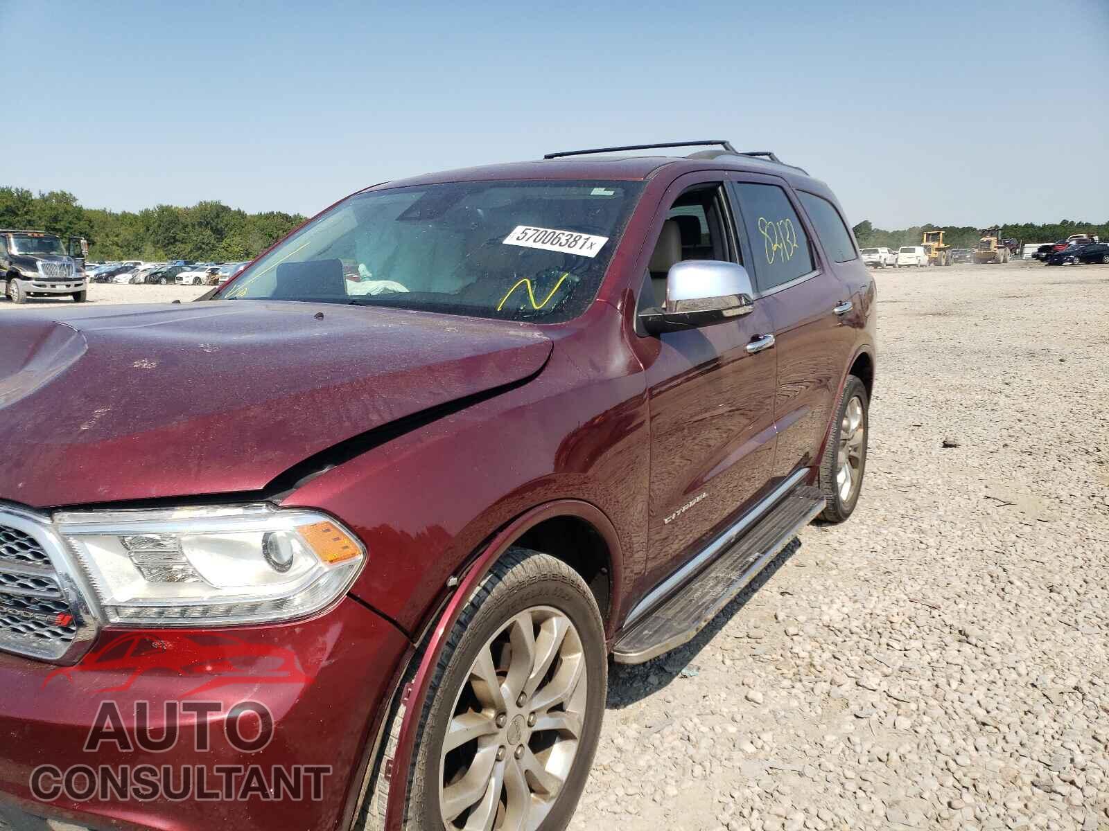 DODGE DURANGO 2016 - 1C4RDJEG7GC375352