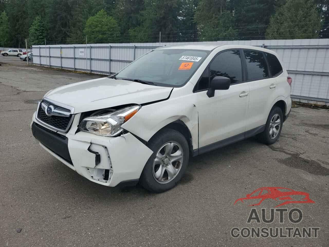 SUBARU FORESTER 2016 - JF2SJAAC4GH476592