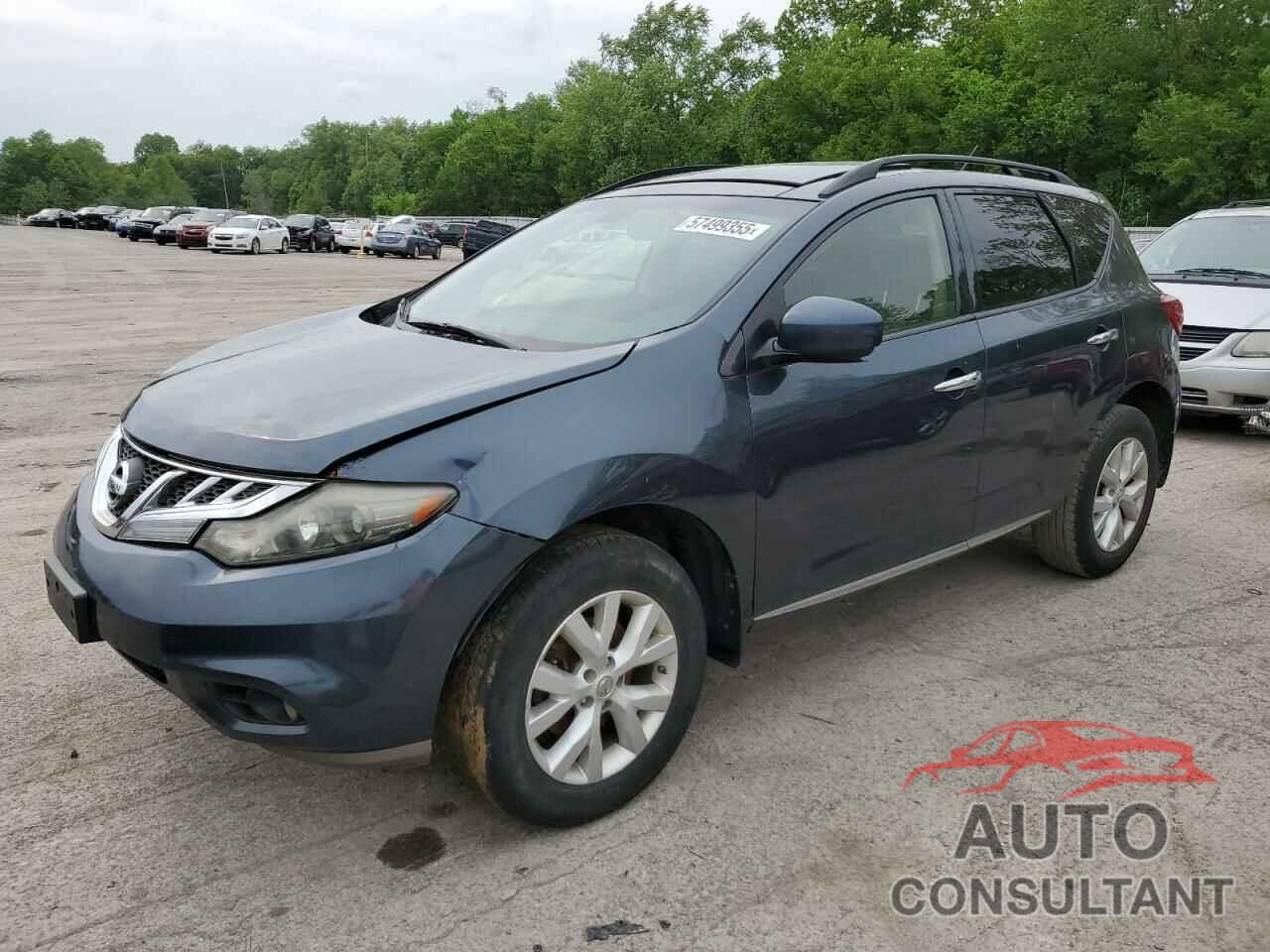NISSAN MURANO 2012 - JN8AZ1MWXCW238846