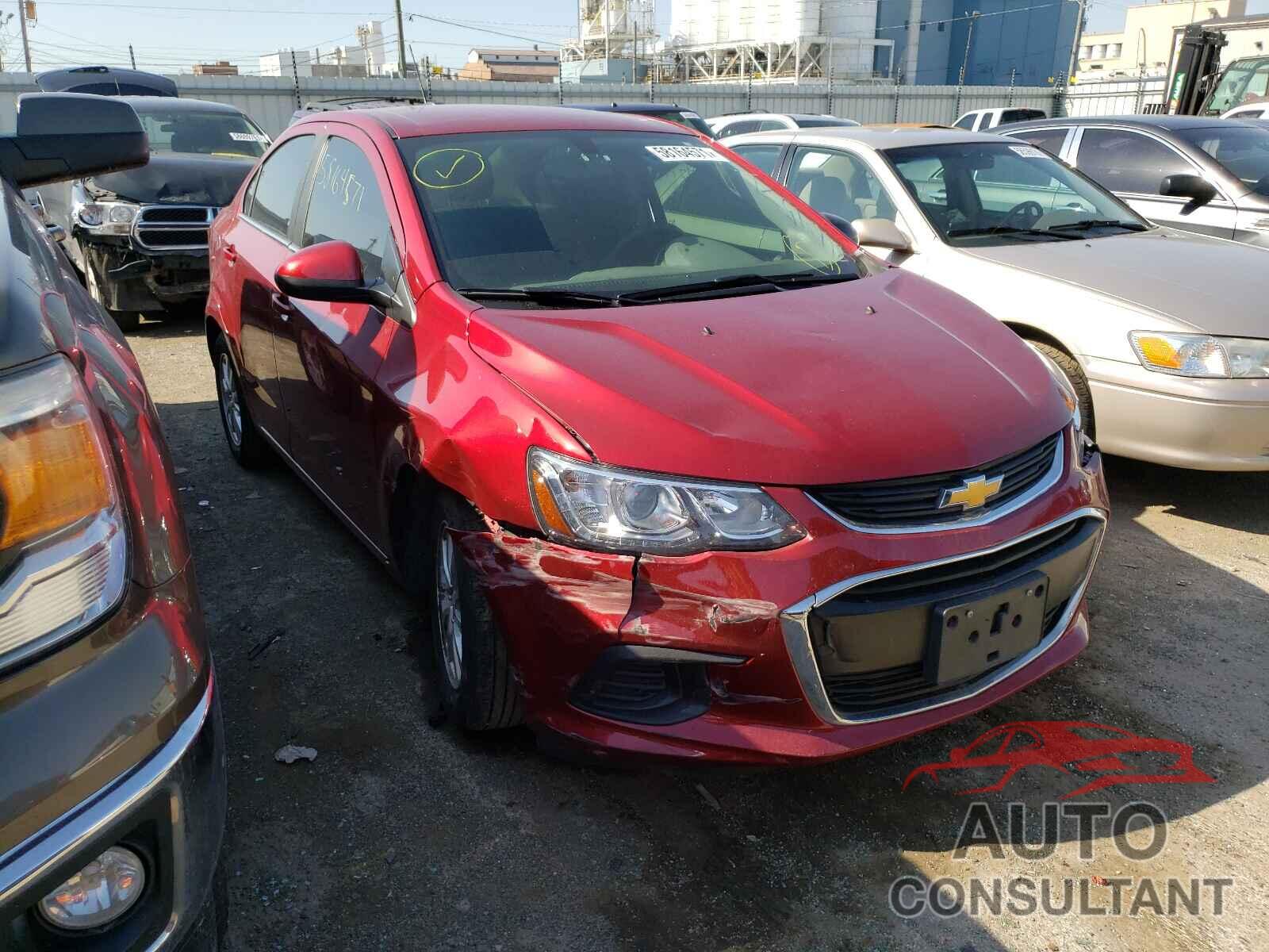 CHEVROLET SONIC 2020 - 1G1JD5SB4L4104470