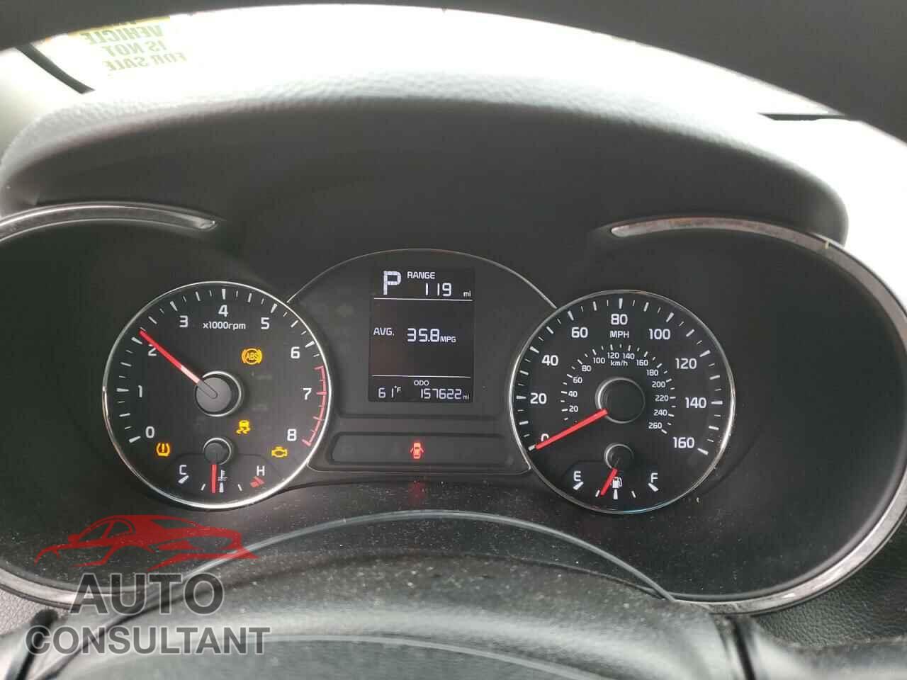 KIA FORTE 2017 - 3KPFK4A74HE088366