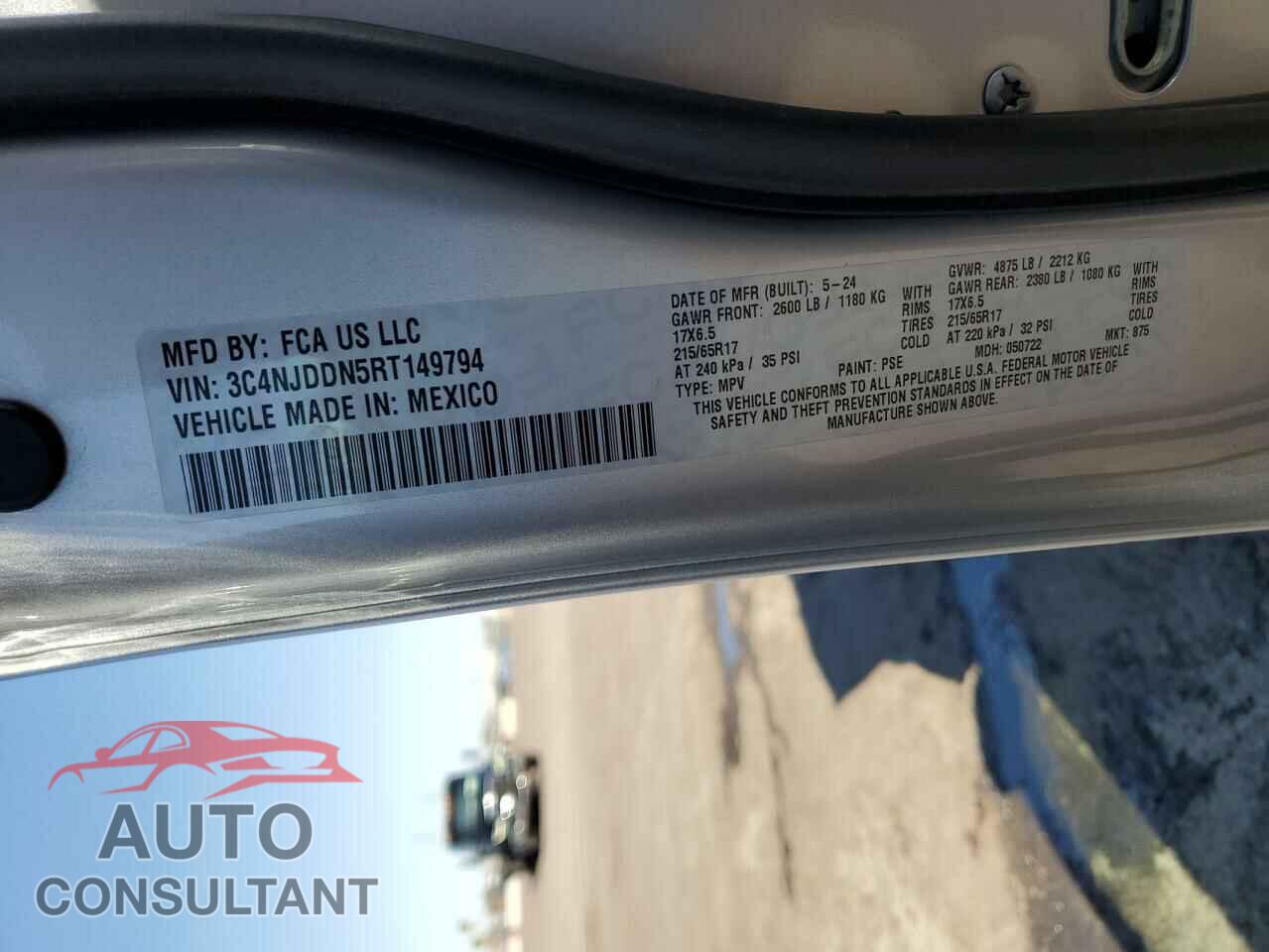 JEEP COMPASS 2024 - 3C4NJDDN5RT149794